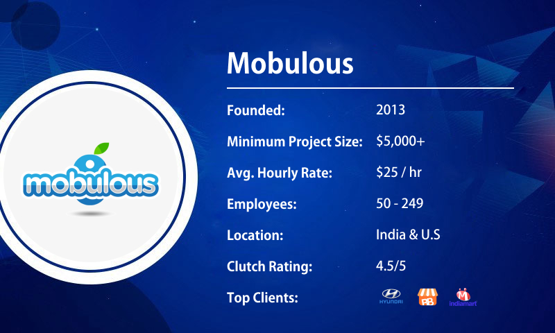 Mobile app development company in India- Mobulous