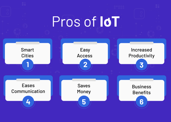 iot pros and cons infographic