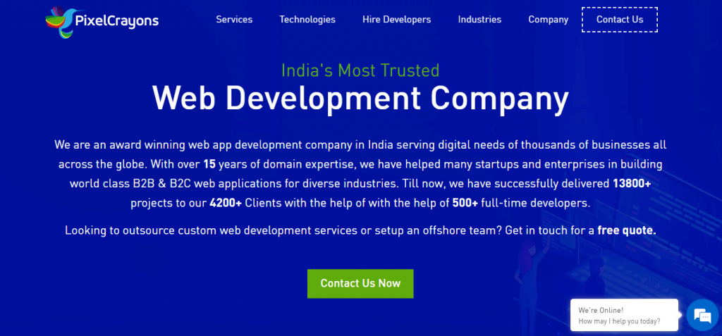 top web development companies