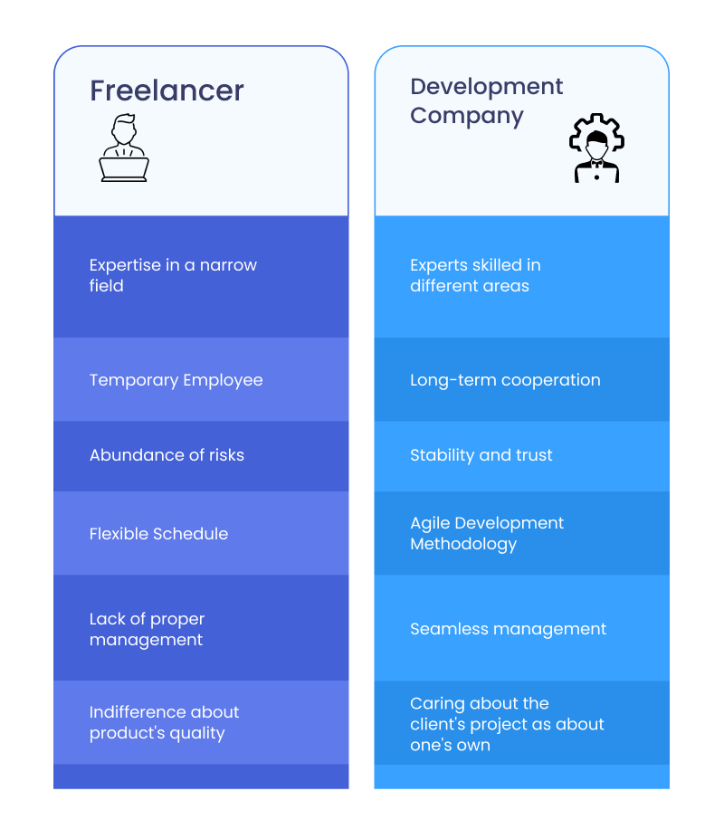 Freelancer vs Development Company