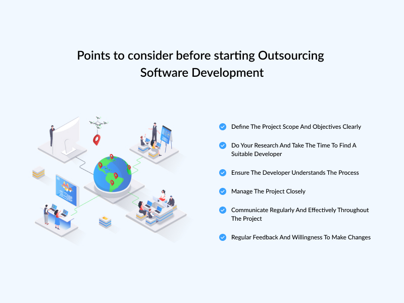 Points to consider before starting Outsource Software Development 1