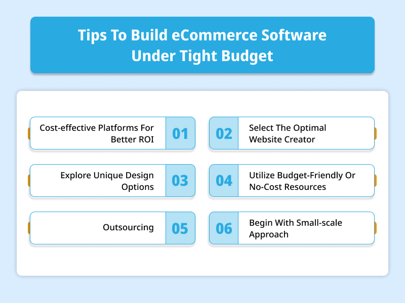 Tips To Build eCommerce Under Tight Budget