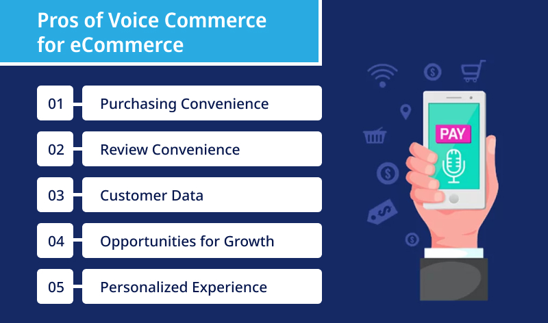 Pros of Voice Commerce for eCommerce