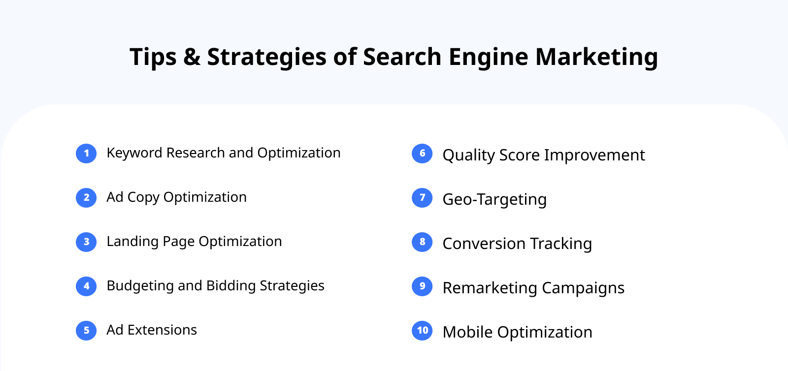 Tips & Strategies of Search Engine Marketing