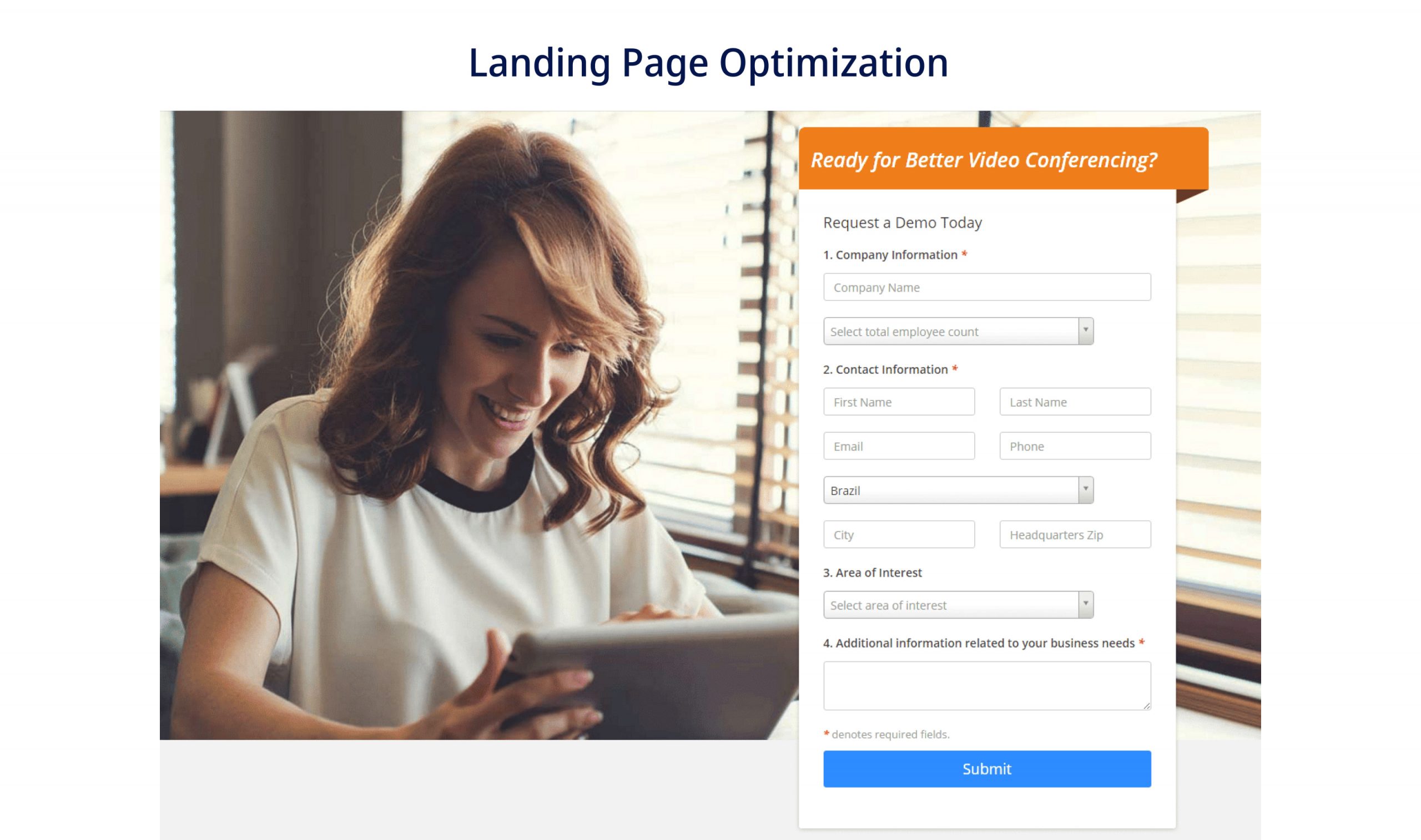 Landing Page Optimization m