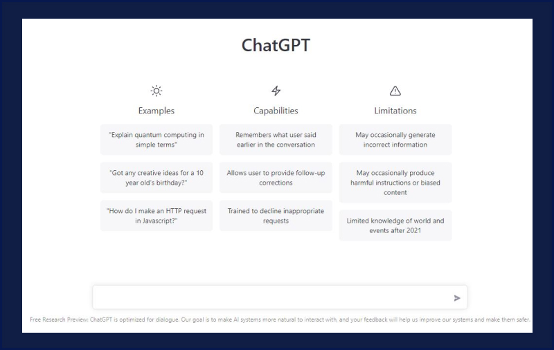 Introduction to ChatGPT 