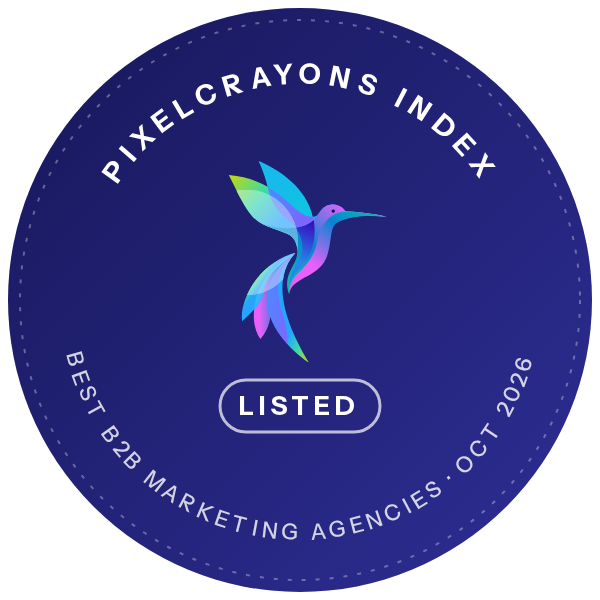 Listed in the PixelCrayons Index: Best B2B Marketing Agencies, October 2026