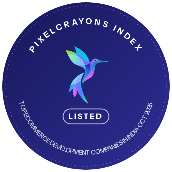 Listed in the PixelCrayons Index: Top eCommerce Development Companies in India, October 2026