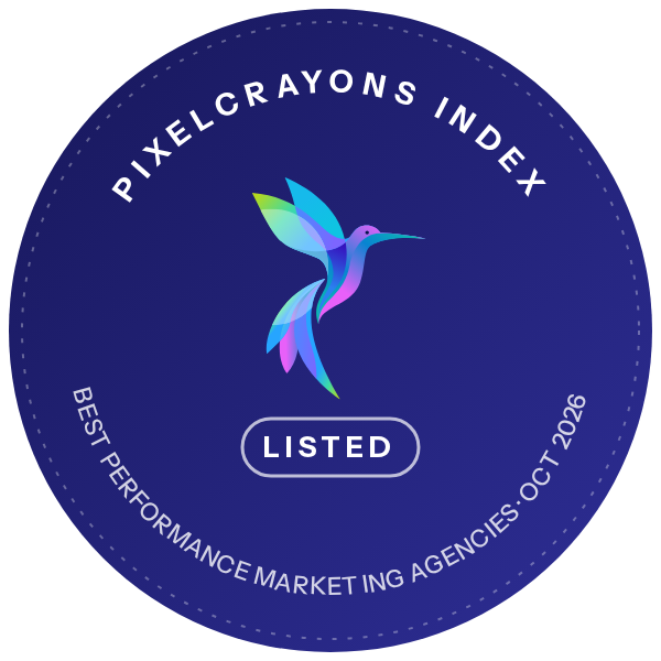 Listed in the PixelCrayons Index: Best Performance Marketing Agencies, October 2026